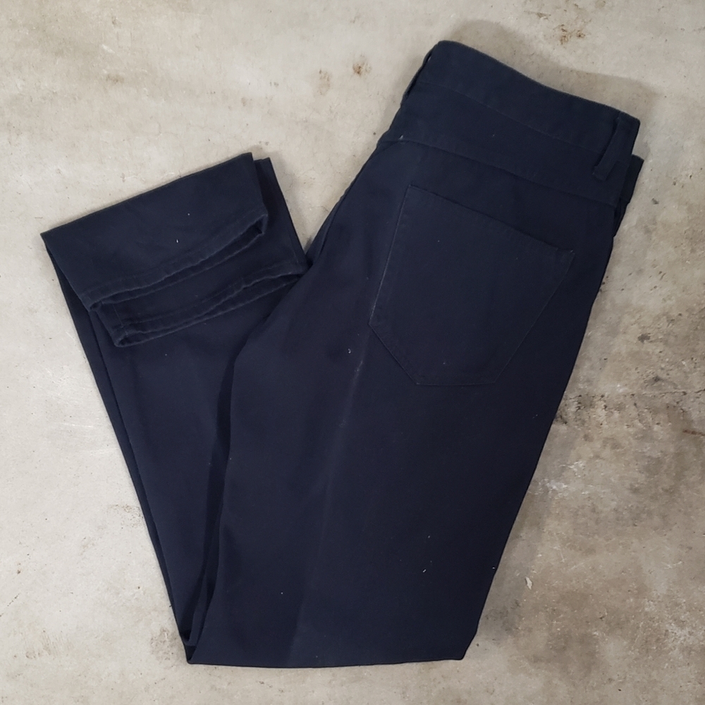 H&M Dark blue denim button down jeans 32W